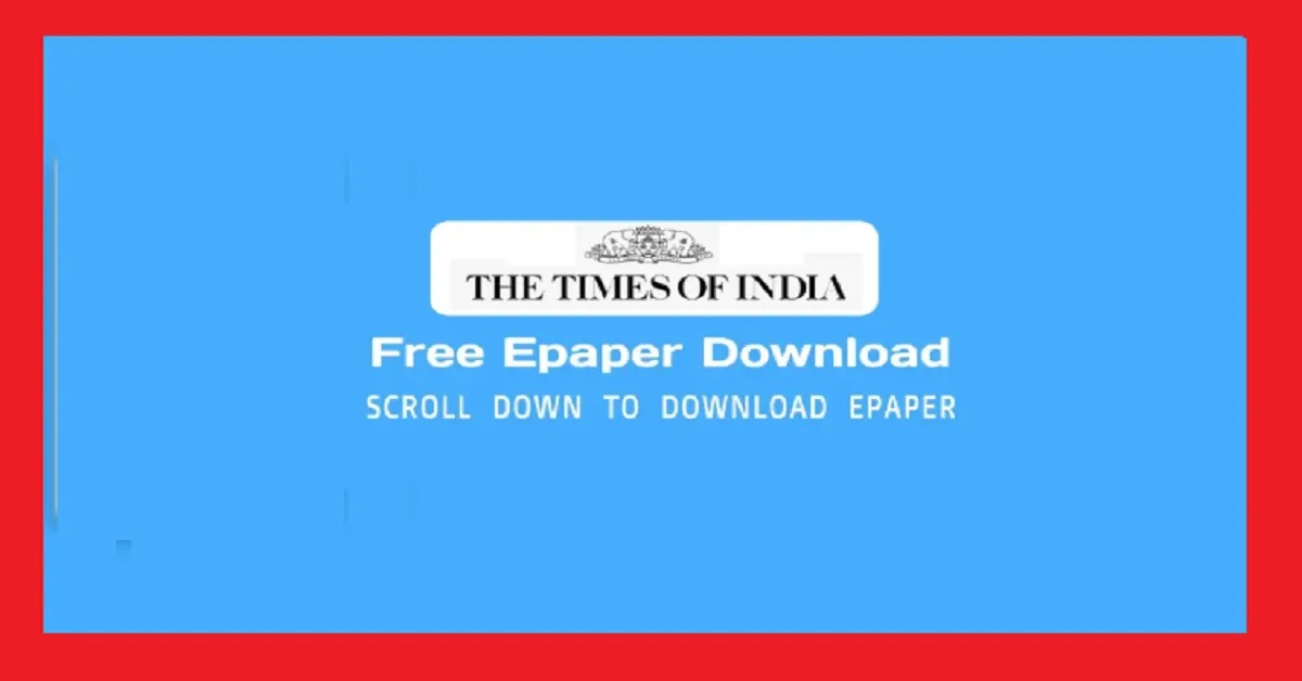 Times of India Epaper